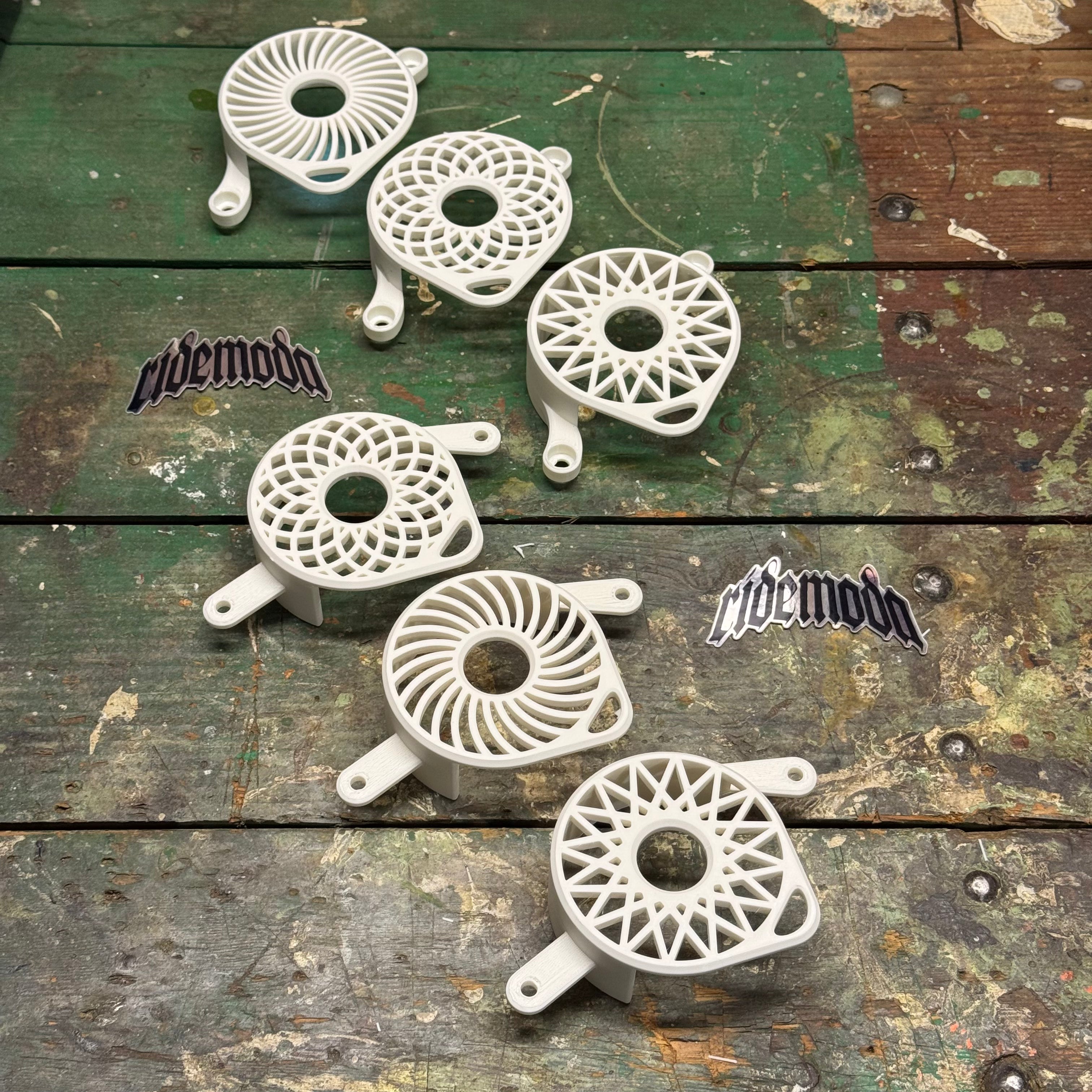 WHITE EDITION Plastic Motor Cover